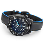 Squale T183 Forged Carbon Dive Watch with Blue Accents #T183AFCBL.RLBL