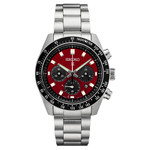 Seiko Prospex US Special Edition 41mm Speedtimer Solar Chronograph with Red Dial #SSC927