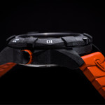 Copy of Protek Carbon Composite Tritium Dive Watch 1000 Series with Orange Accents #PT1004O