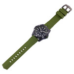 Protek Carbon Composite Official USMC Tritium Dive Watch with Green Accents #PT1015G-USMC