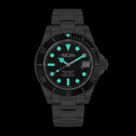 Herodia Mediterraneo Swiss Automatic Dive watch with Black Dial #HMEDSBKBK.AC