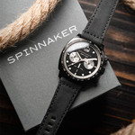 Spinnaker Hull Choronograph in Black Case and Black Dial #SP-5068-08