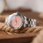 Spinnaker x Islander Spence Limited Edition Dive Watch with Cotton Candy Dial #SP-5126-LIW11