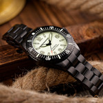 Spinnaker x Islander Spence Limited Edition PVD Dive Watch "Dark of Light" SP-5126-LIW33