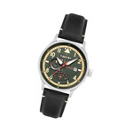 AVI-8 McKellar Dual Time Watch with Green Dial #AV-4101-0A
