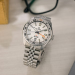 Islander Automatic GMT Dive Watch with White Waffle Dial #ISL-215