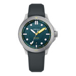 Circula DiveSport Titanium Automatic Dive Watch with Petrol Dial #DE-TR-PT