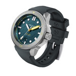 Circula DiveSport Titanium Automatic Dive Watch with Petrol Dial #DE-TR-PT