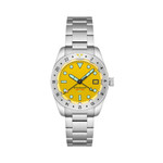 Spinnaker Croft 3912 GMT Automatic Dive Watch with Dusk Yellow Dial #SP-5130-33