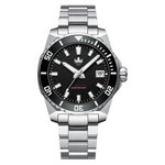 Phoibos Leviathan 40 Automatic Dive Watch with Black Dial #PY050C