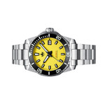 Phoibos Leviathan 40 Automatic Dive Watch with Yellow Dial #PY050F