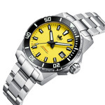 Phoibos Leviathan 40 Automatic Dive Watch with Yellow Dial #PY050F