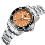 Phoibos Leviathan 40 Automatic Dive Watch with Orange Dial #PY050G