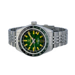 Islander Port Jefferson GMT Skin Diver Automatic Watch with Green Dial #ISL-247