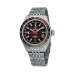 Islander Port Jefferson GMT Skin Diver Automatic Watch with Maroon Dial #ISL-249