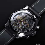 HEMEL Air Power Mechanical Chronograph with Black Dial #HF35