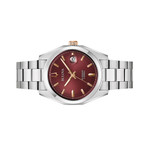 Bulova Surveyor Automatic Watch with Sunburst Maroon Dial #98B422