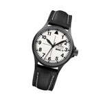 Damasko 40mm Black Automatic Watch with In-House Movement and Full Lume Dial #DK37BK