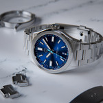 Henry Archer Vesterhav Slim Automatic Watch with Blue Aquila Dial #HAC-VES-AQU-3LI