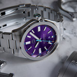 Henry Archer Vesterhav Slim Automatic Watch with Polaris Purple Dial #HAC-VES-PPU-3LI