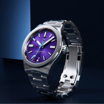 Henry Archer Vesterhav Slim Automatic Watch with Polaris Purple Dial #HAC-VES-PPU-3LI