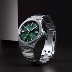 Henry Archer Vesterhav Slim Automatic Watch with Green Tide Dial #HAC-VES-TDE-3LI