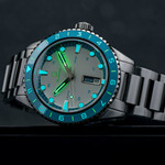 Islander Greenport 39mm Dive Watch with White Dial and Blue Accents #ISL-253