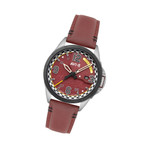 AVI-8 P-51 Mustang Twilight Tear Automatic LE with Twilight Red Dial #AV-4111-03