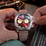 Spinnaker Hull Choronograph with Burnt Maroon Dial #SP-5068-05