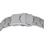 Islander 18mm Blasted Solid-Link Bracelet for Seiko 5 SNK80X Watches #BRAC-91