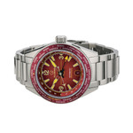 Islander Calabro GMT World Time Watch with Red Dial #ISL-242