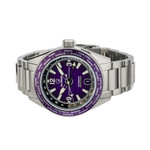 Islander Calabro GMT World Time Watch with Purple Dial #ISL-243
