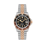 Duxot Atlantica Automatic Dive Watch with Two Tone Brown Dial #DX-2057-66