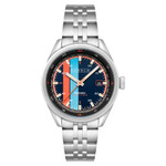 Cadola Pista Automatic Watch with Blue Striped Dial #CD-1031-44