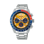 Seiko Prospex Speedtimer Solar Chronograph with Orange Sunray Dial #SSC947