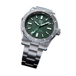 Henry Archer Akva Automatic Dive Watch with Underwater Green Dial #HAC-AKV-UWG-3LI