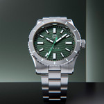 Henry Archer Akva Automatic Dive Watch with Underwater Green Dial #HAC-AKV-UWG-3LI