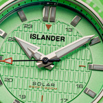 Islander Saltaire 38mm Solar Dive Watch with Mint Green Dial #ISL-280