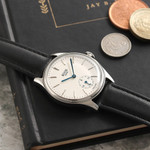 KUOE Old Smith 90-001 Quartz 35mm Dress Watch #OS90001-BBL-O-BK-SA