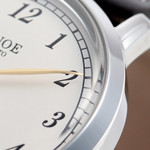 KUOE Old Smith 90-007 Automatic 35mm Watch with White Dial #OS90007-AGD-BS1-SA