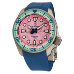 Islander Sands Point Titanium Diver with Pink Shell Dial #ISL-260