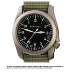 Bertucci A-4TS AERO Solar Black Dial Watch #13901