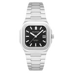 Duxot Quadrata Automatic in Midnight Black #DX-2073-33