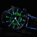 AVI-8 x Islander Limited Edition F-14 HUD Automatic with Gradient Blue Dial #AV-4142-LIW01