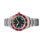 Red Star SEA STAR Watch with Black Dial and Red Bezel #7074G-D