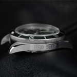 Red Star SEA STAR Watch with Black Dial and Green Bezel #7074G-E