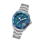 Red Star SEA STAR 4 GMT Watch with Blue Dial Passive Luminous Tubes #8759G-A Red Star SEA STAR 4 GMT Watch with Blue Dial Passive Luminous Tubes #8759G-A