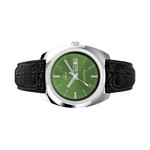 Timex Q Timex 1978 Day Date 37.5mm Leather Strap Watch #TW2W44700