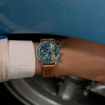 Timex Marlin® Chronograph Tachymeter 40mm Leather Strap Watch #TW2W99100