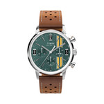 Timex Marlin® Chronograph Tachymeter 40mm Leather Strap Watch #TW2W99100